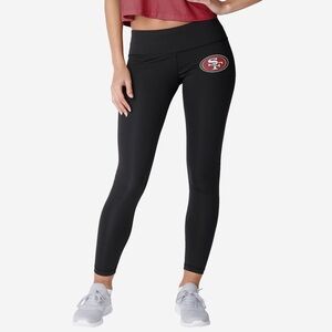 San Francisco 49ers Women’s Calf Logo Black Leggings
